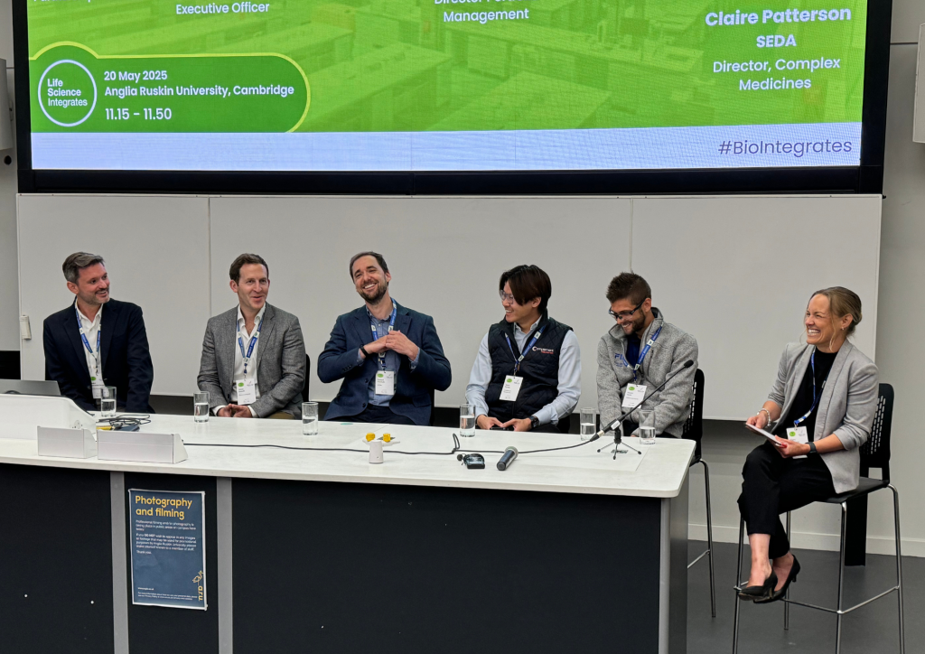 Small Fish, Big Trials Panel with Claire Patterson as the facilitator.