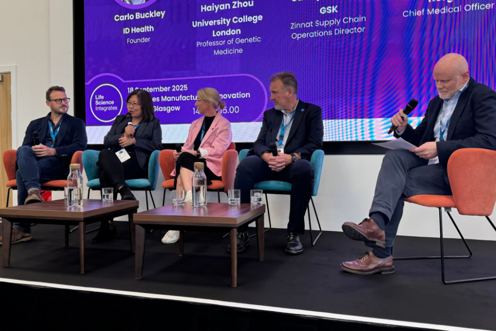 Getting Personal
Carlo Buckley - ID Health, Haiyan Zhou - University College London, Sandy Rainford - GSK, David Gillen - Norgine. Facilitated by
Simon Culshaw - Atos.