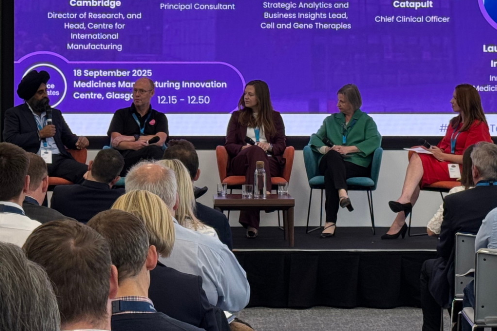 Process makes perfect: The role of intensification in improving pharma supply chains
Jagjit Singh Srai - University of Cambridge, Murray Brown - Britest, Katrien Clerx - Roche & Jacqueline Barry - Cell and Gene Therapy Catapult. Facilitated by Laura Griffiths - Innovate UK.