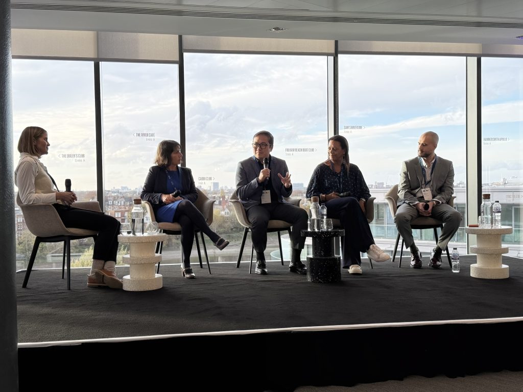 Philip Cruz speaks on the Surviving to Thriving panel at Pharma Integrates 2025